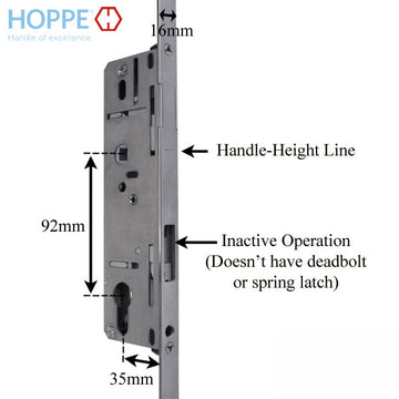 HOPPE Replacement for FUHR / Caradco Multipoint Lock - 93 in. Inactive